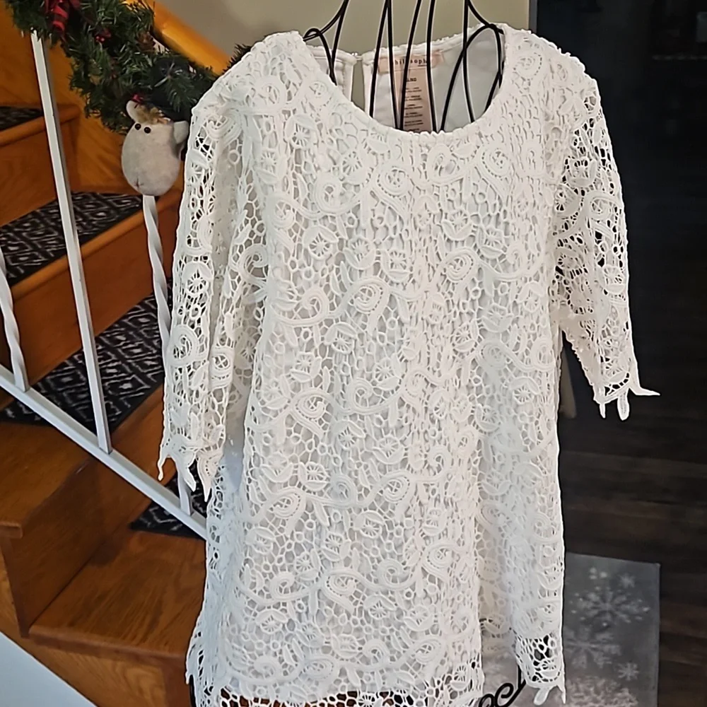 👚PHILOSOPHY LACE TOP👚